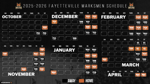 2025-26 Complete Schedule