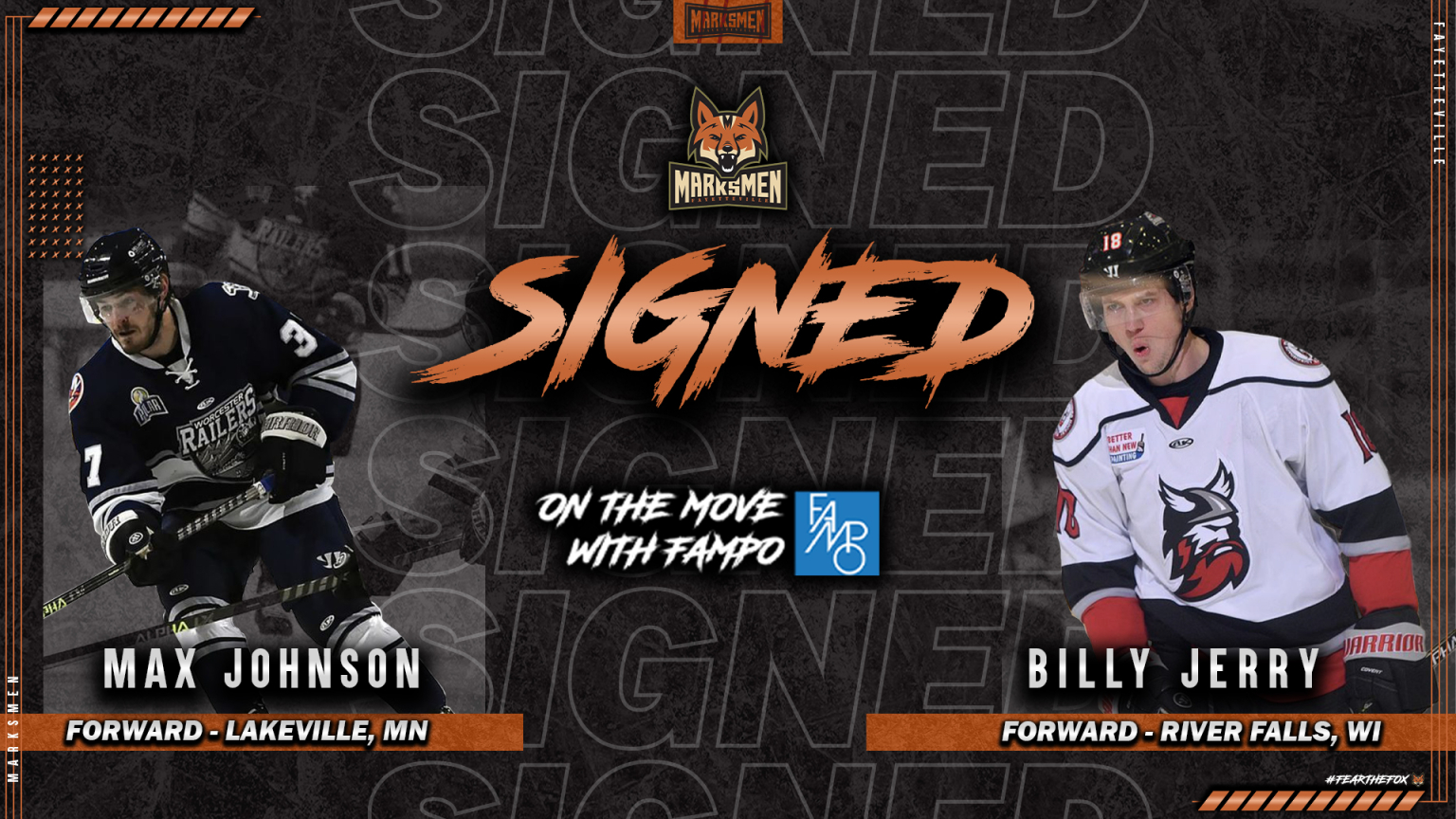 Marksmen sign Max Johnson and Billy Jerry, round out 19man roster