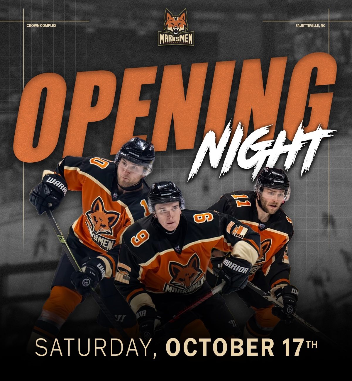 Get Fayetteville Marksmen Season Tickets to be at the Home Opener on October 17