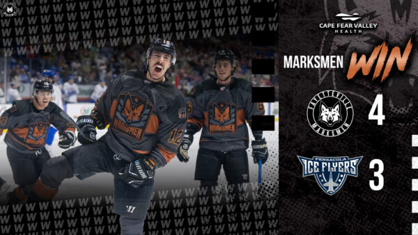 Marksmen Defeat Ice Flyers